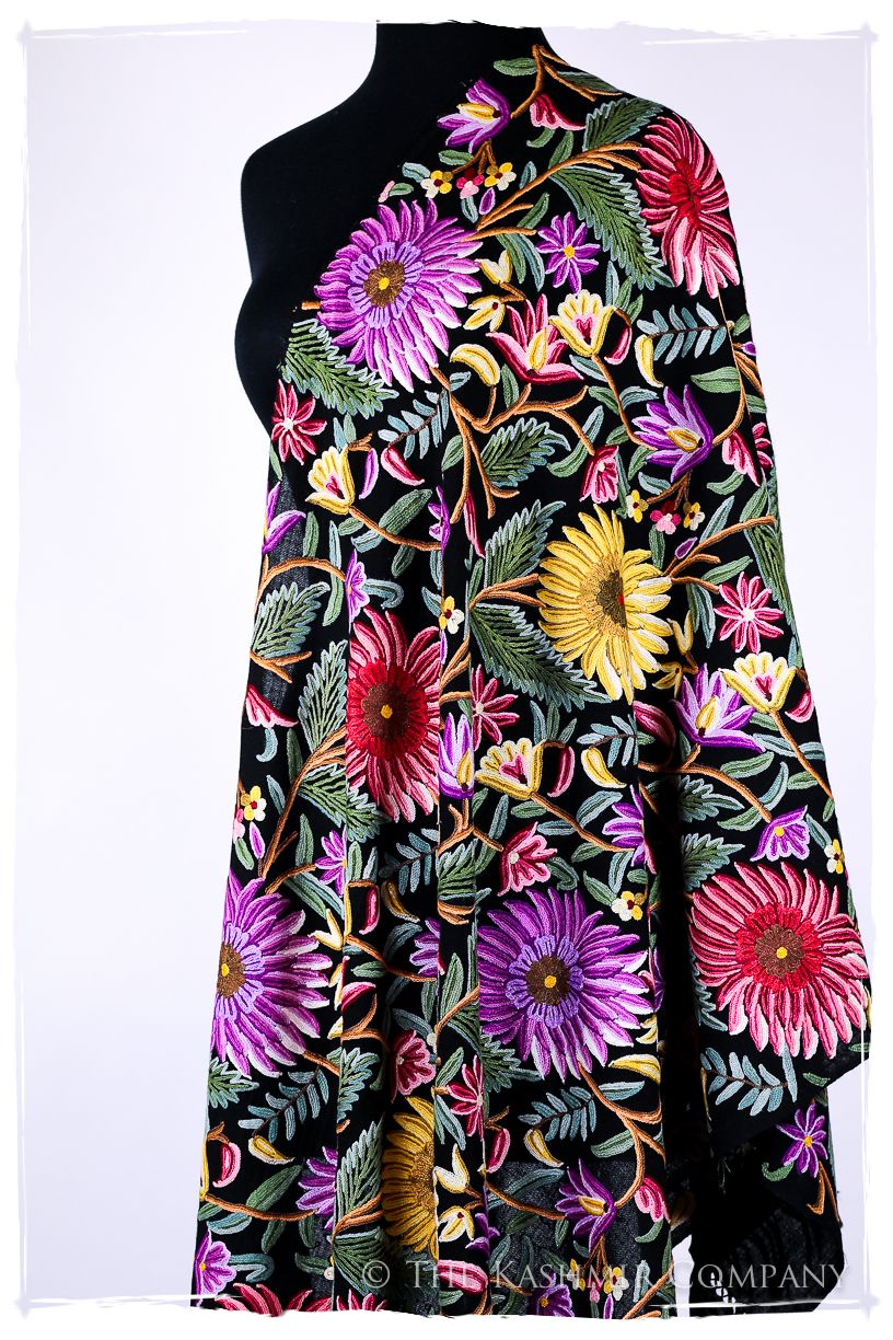 Jardin de Châtellier Français Antiquaires Shawl