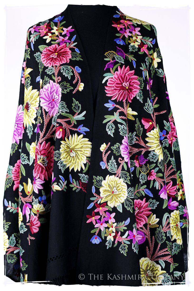 Belles Fleurs de Maisonnais Français Antiquaires Shawl