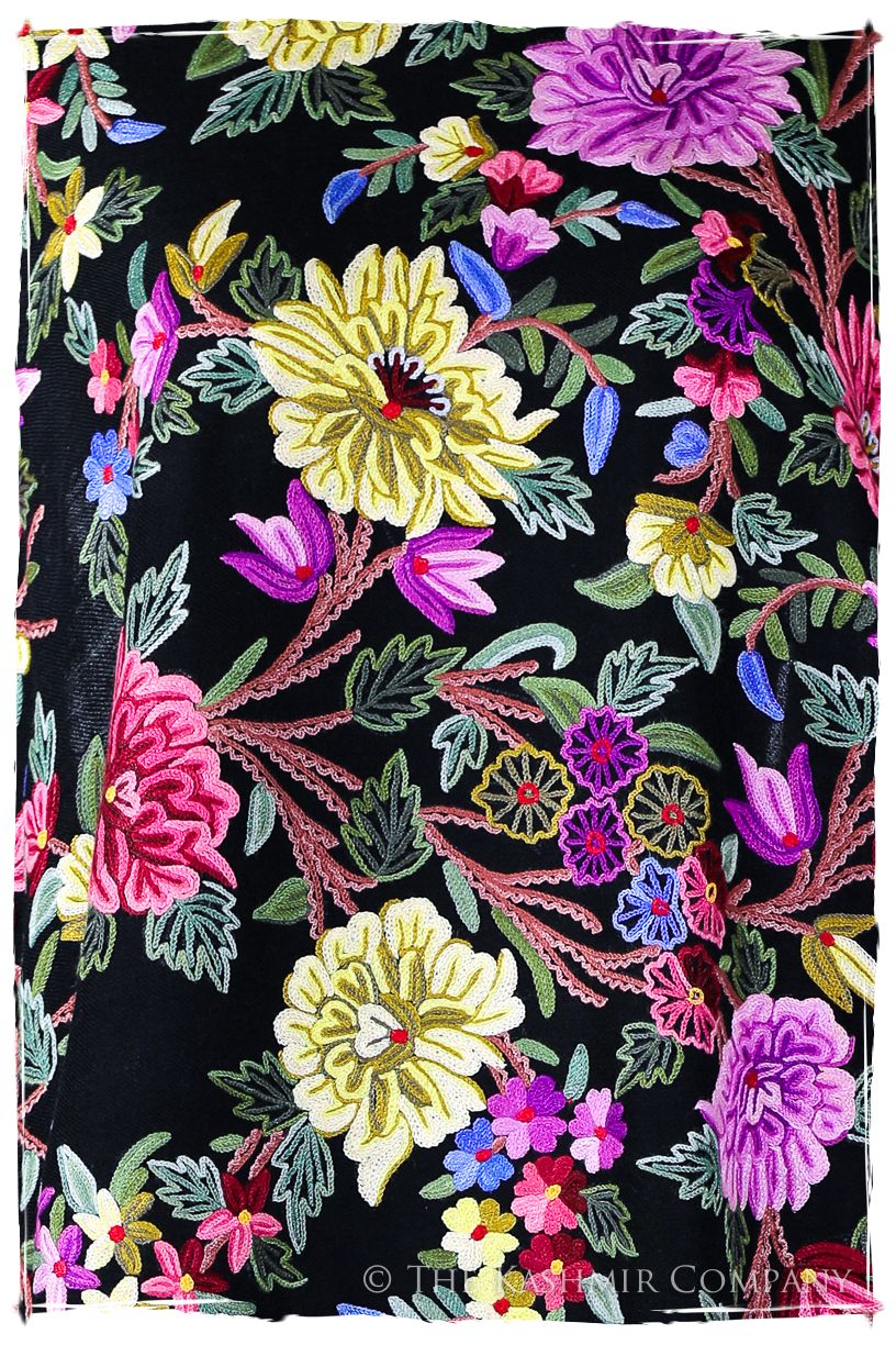 Belles Fleurs de Maisonnais Français Antiquaires Shawl