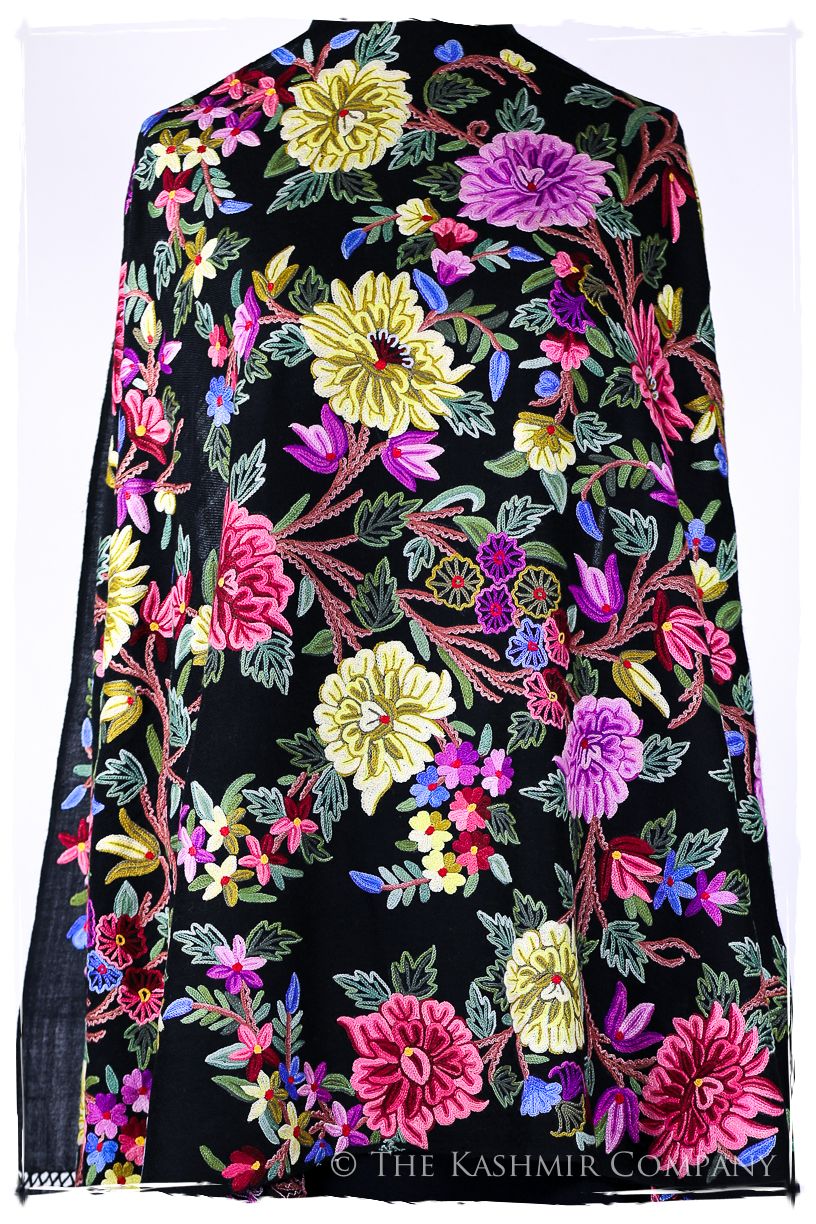 Belles Fleurs de Maisonnais Français Antiquaires Shawl