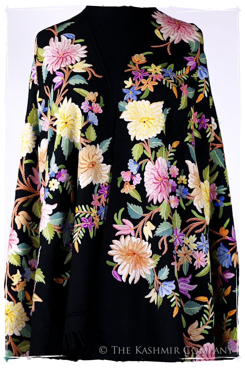 Belles Fleurs de Nièvre Français Antiquaires Shawl