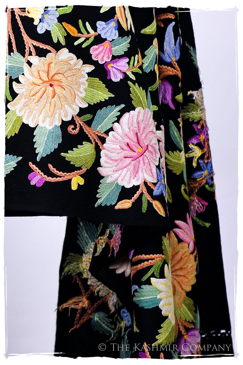 Belles Fleurs de Nièvre Français Antiquaires Shawl