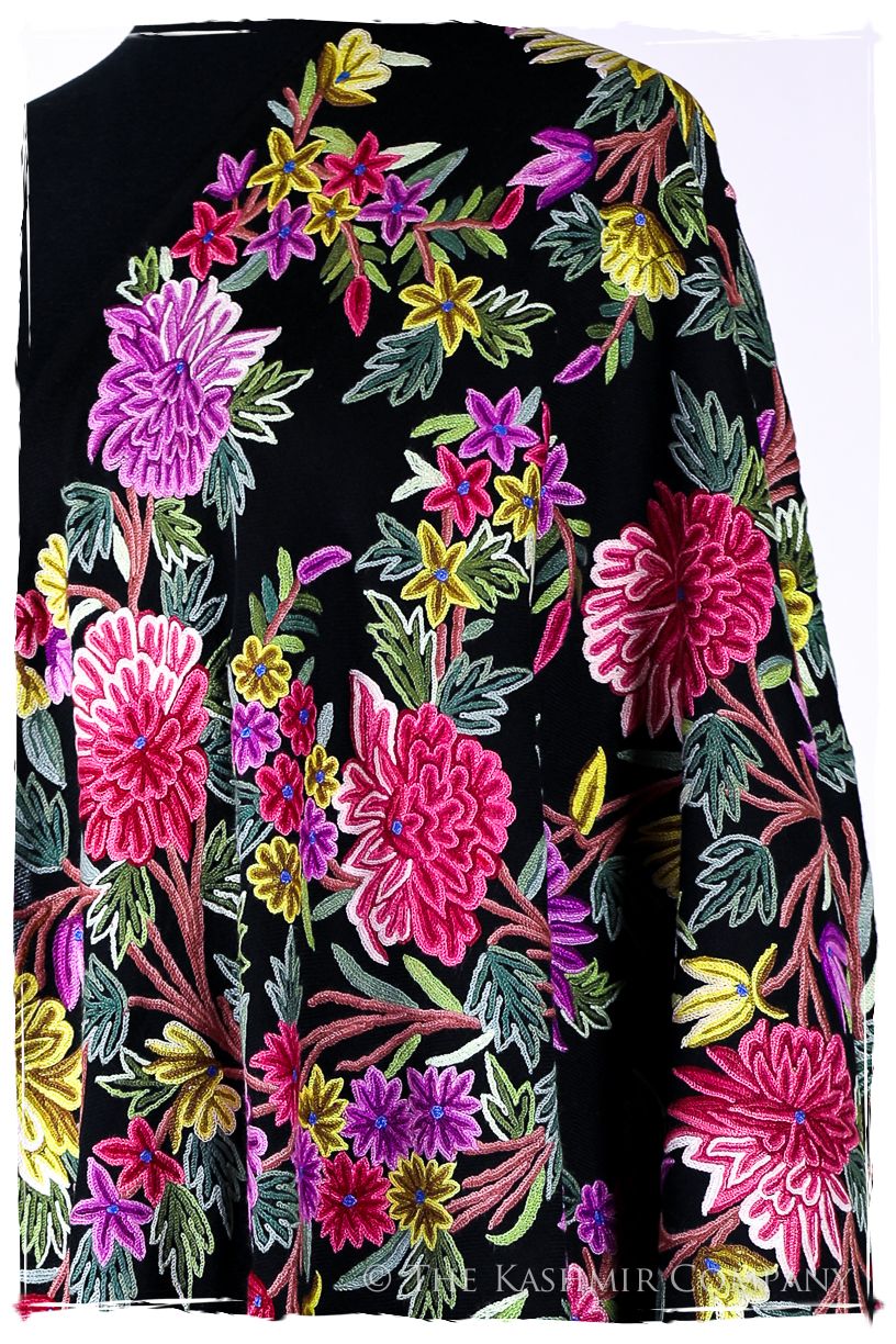 Belles Fleurs de Montréal Français Antiquaires Shawl