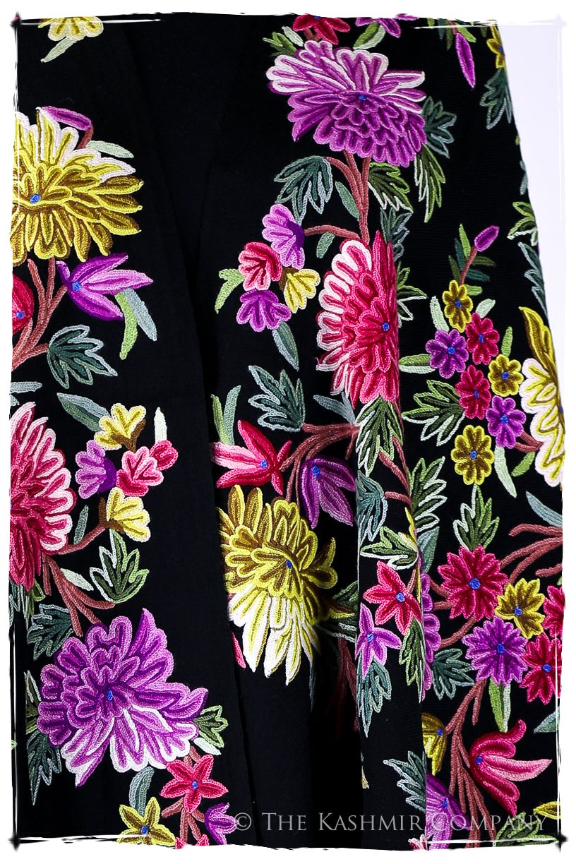 Belles Fleurs de Montréal Français Antiquaires Shawl