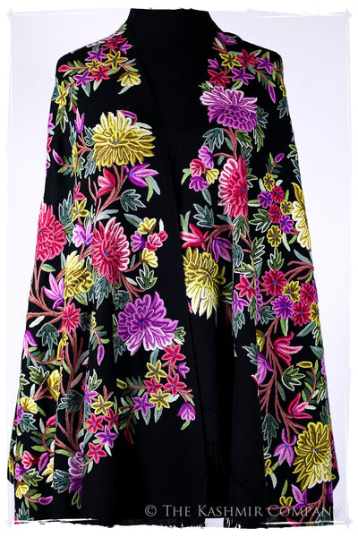 Belles Fleurs de Montréal Français Antiquaires Shawl