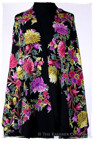 Belles Fleurs de Montréal Français Antiquaires Shawl