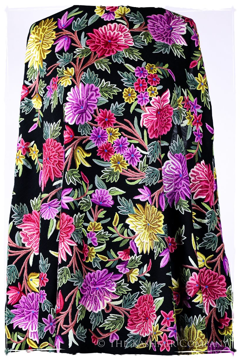 Belles Fleurs de Montréal Français Antiquaires Shawl
