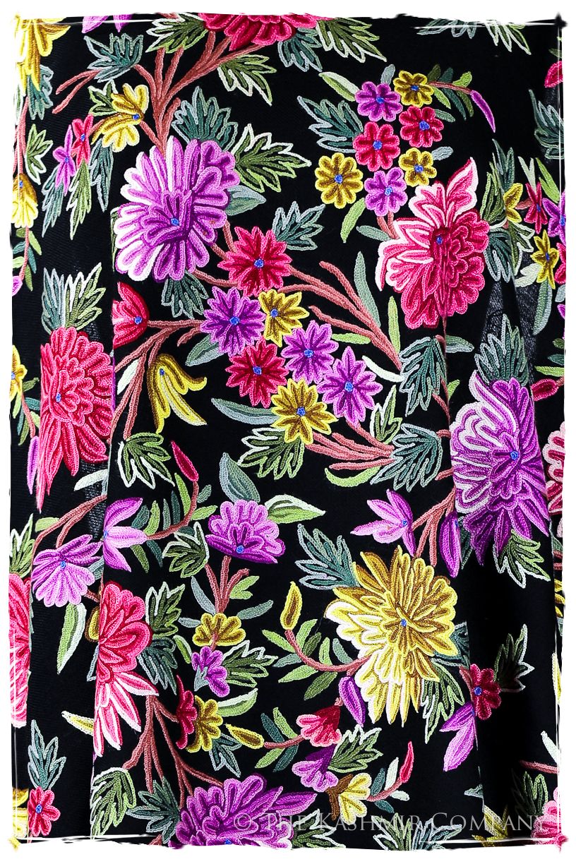 Belles Fleurs de Montréal Français Antiquaires Shawl