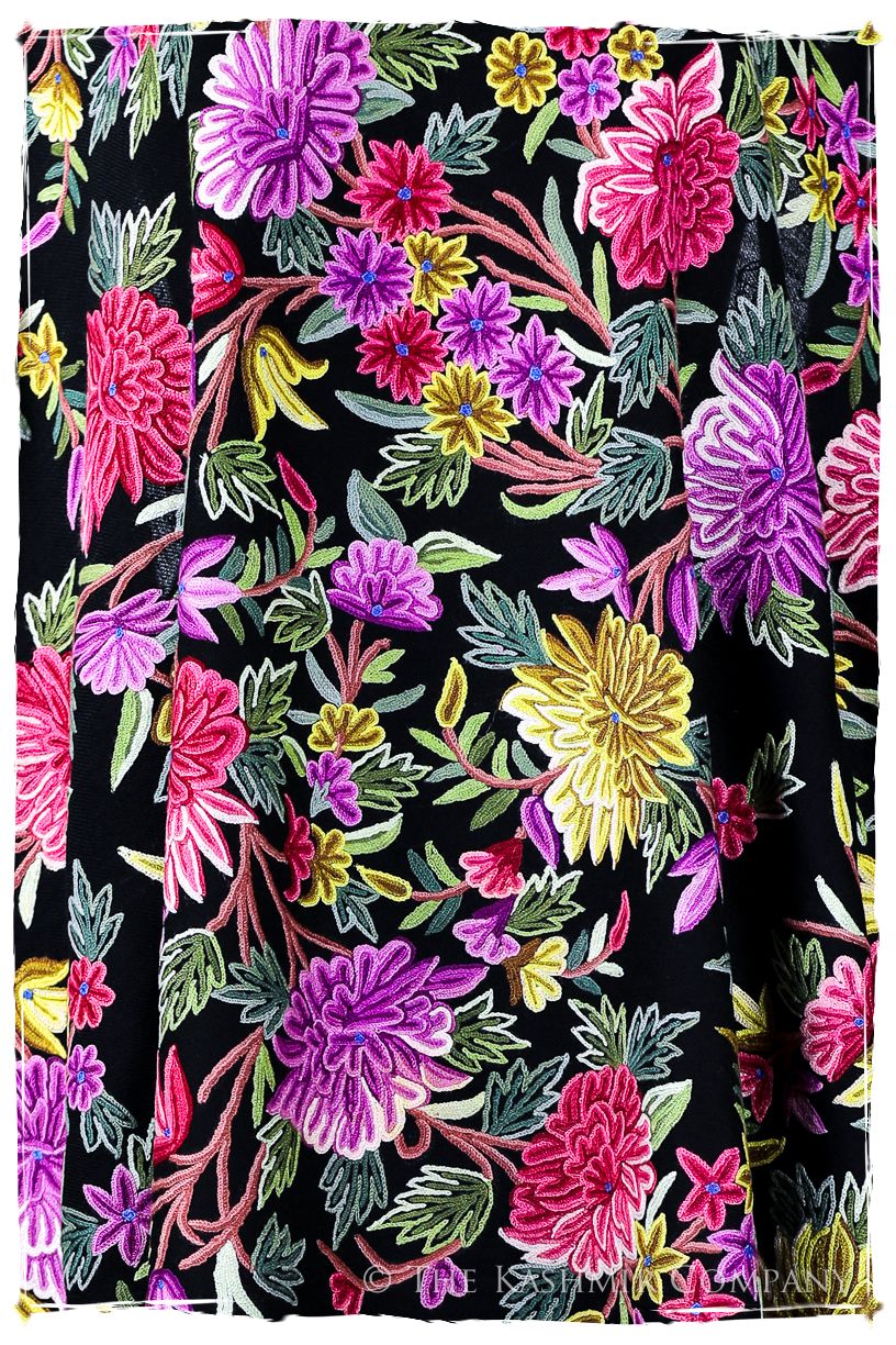Belles Fleurs de Montréal Français Antiquaires Shawl