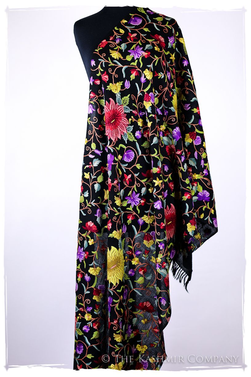 Fleurs ornementales de Moreau Français Antiquaires Shawl