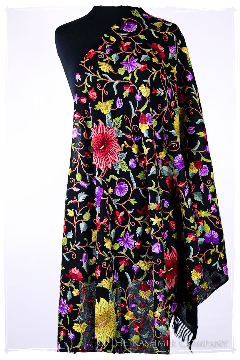Fleurs ornementales de Moreau Français Antiquaires Shawl