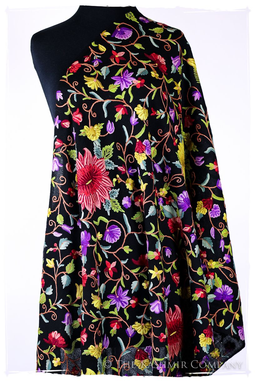 Fleurs ornementales de Moreau Français Antiquaires Shawl