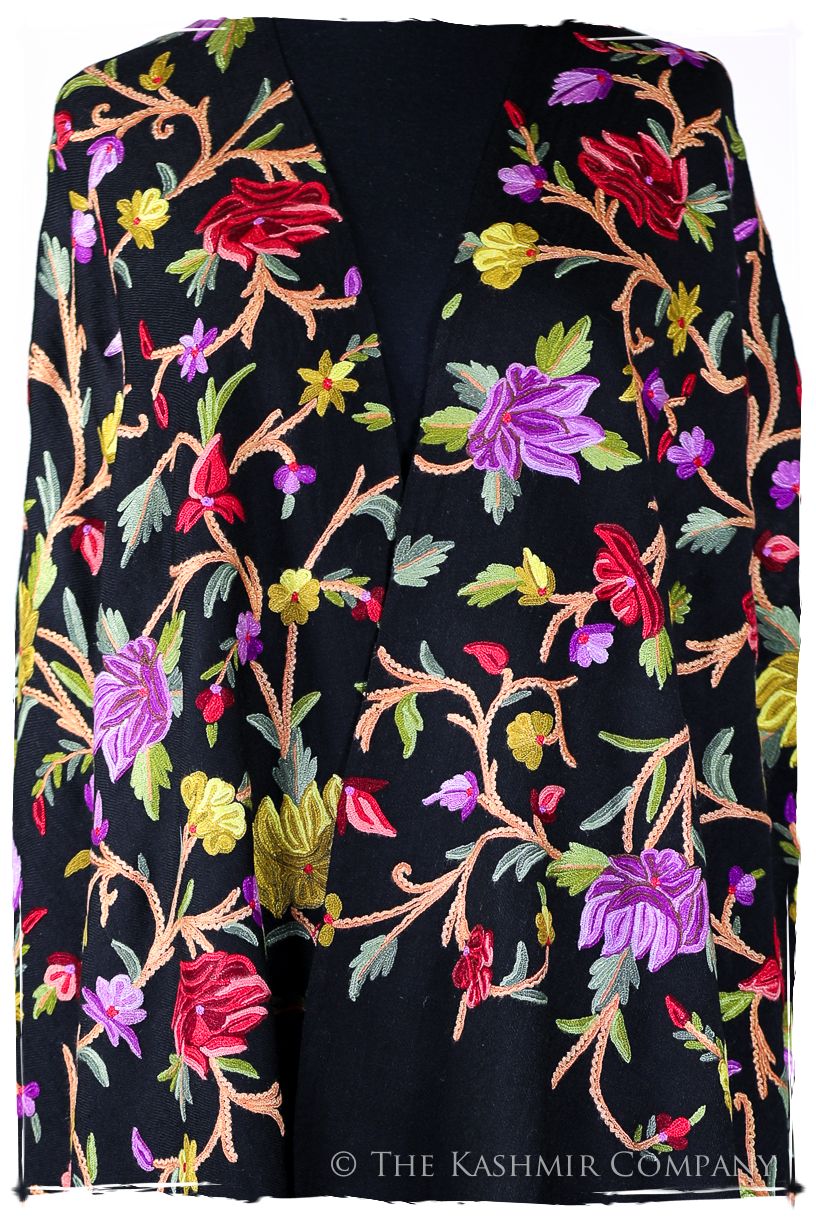 Fleurs ornementales de Eleanor Français Antiquaires Shawl