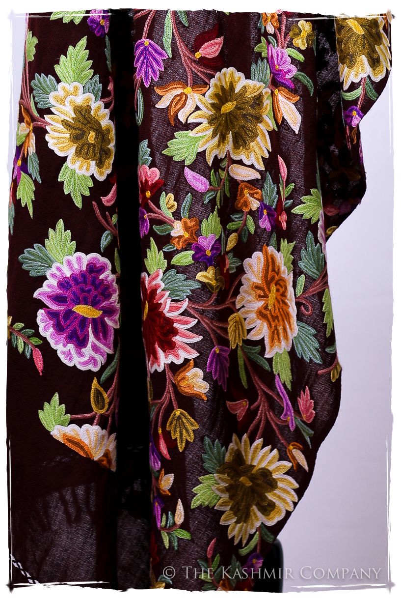 Belles Fleurs de Delasselle Français Antiquaires Shawl