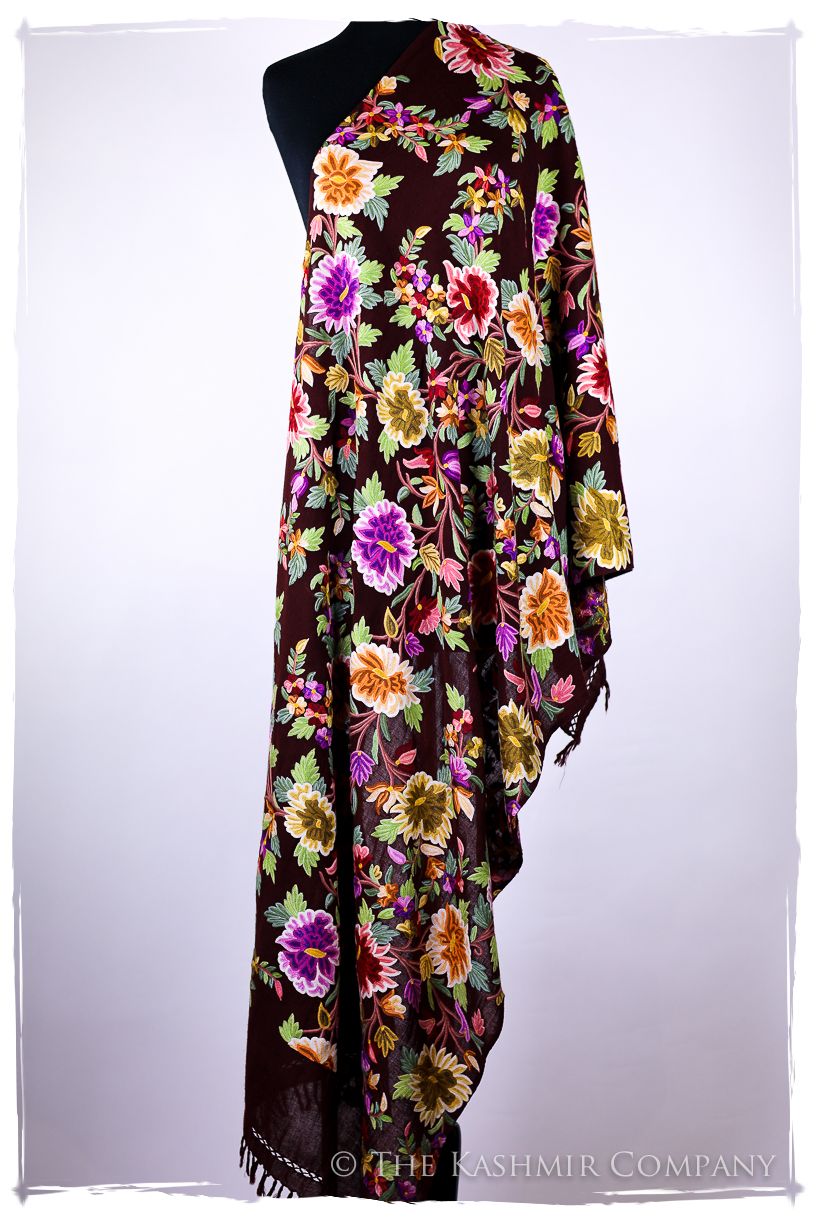 Belles Fleurs de Delasselle Français Antiquaires Shawl