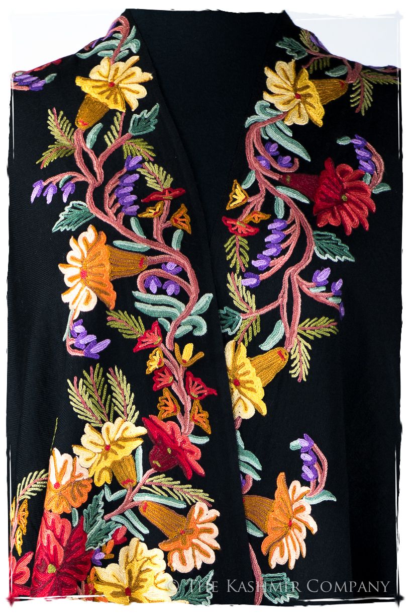 Slyvie de Frontierè Jardin Mascarade Shawl