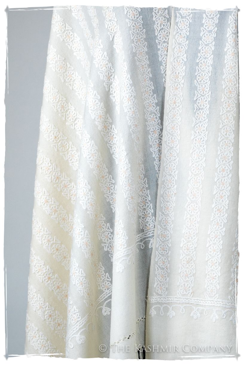 Champs d'ivoire Blanc en Afrique Notre Dame Shawl