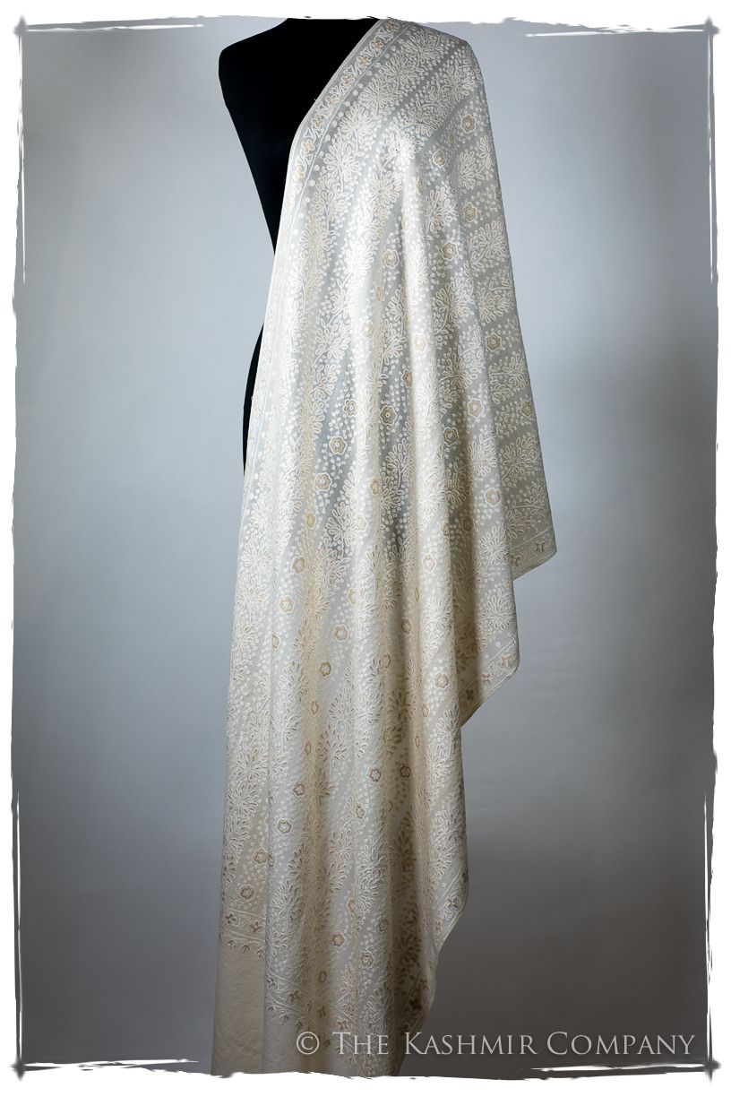 Champs d'ivoire Blanc en Algérie Notre Dame Shawl