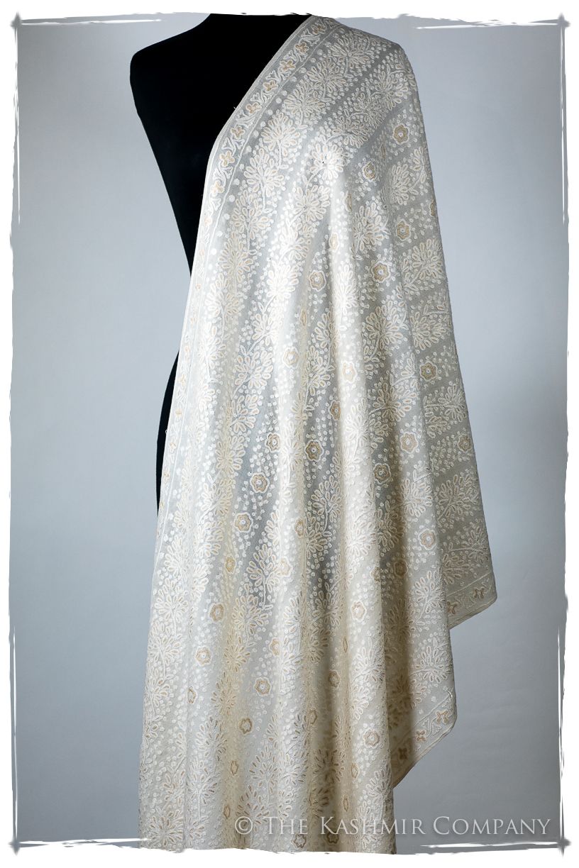 Champs d'ivoire Blanc en Algérie Notre Dame Shawl