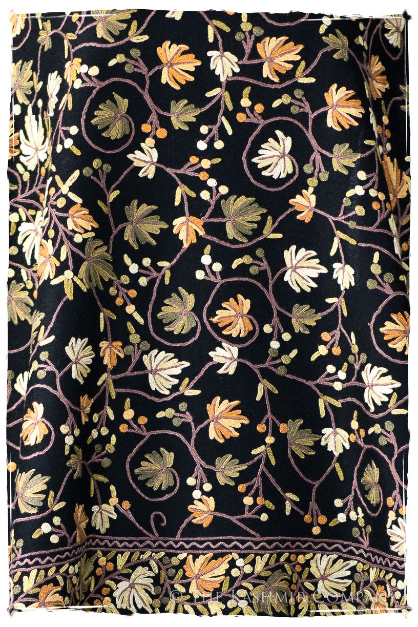 Jardin érable de la Vie Noir Antiquaires Shawl