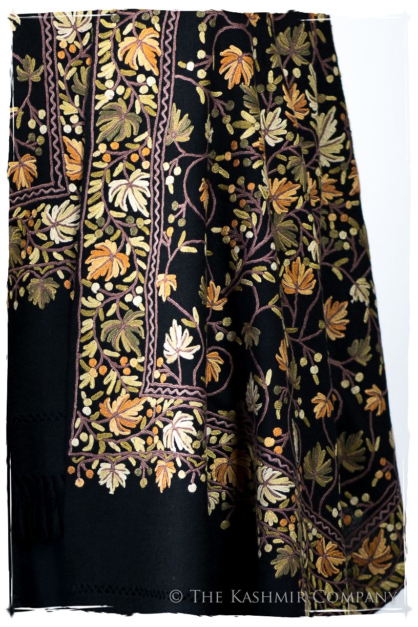Jardin érable de la Vie Noir Antiquaires Shawl