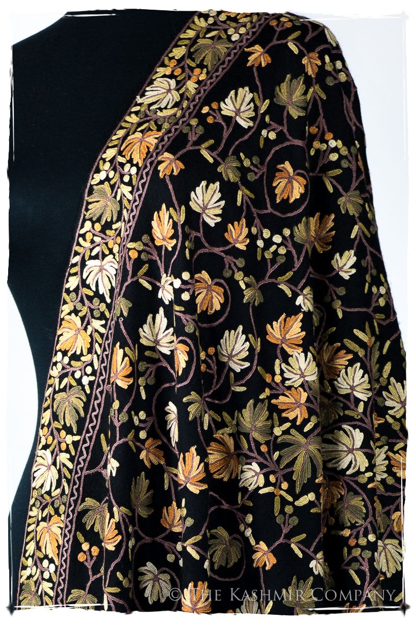 Jardin érable de la Vie Noir Antiquaires Shawl
