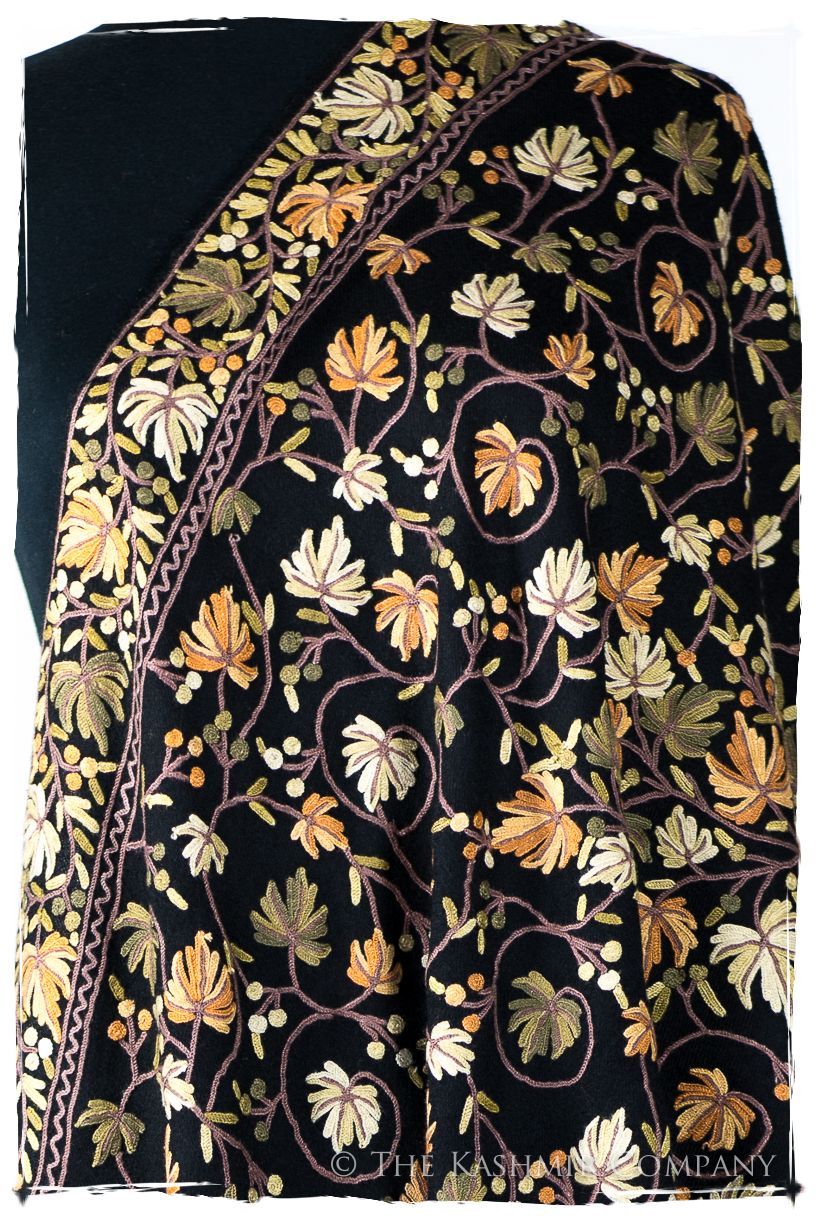 Jardin érable de la Vie Noir Antiquaires Shawl