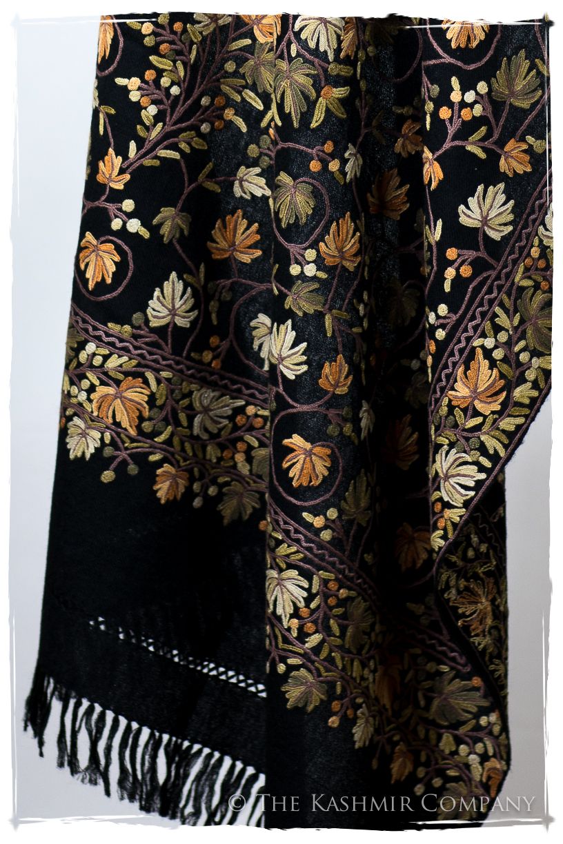 Jardin érable de la Vie Noir Antiquaires Shawl