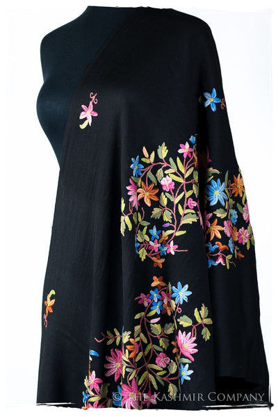 Rivière des Fleurs Céleste Cannes Shawl