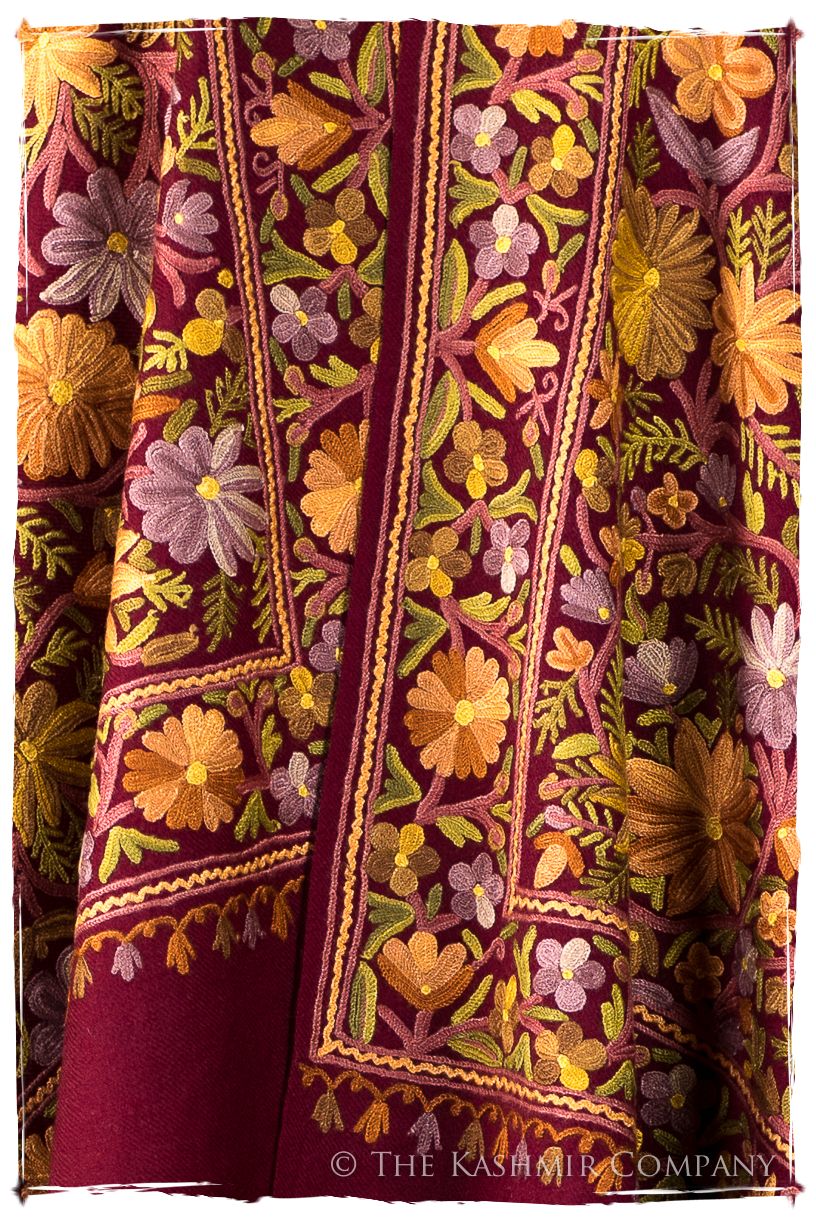 Jardin de Bordeaux Mélanie Cachemire Antiquaires Shawl