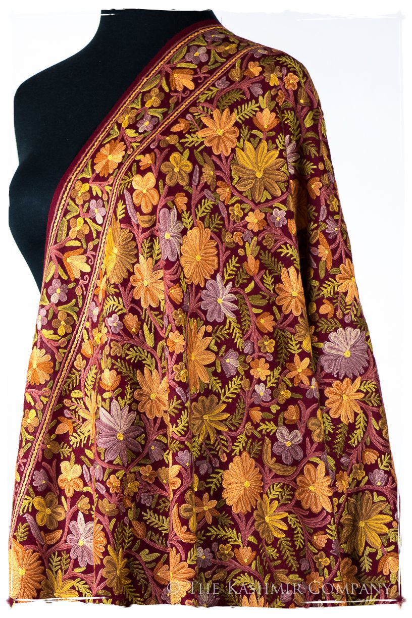 Jardin de Bordeaux Mélanie Cachemire Antiquaires Shawl
