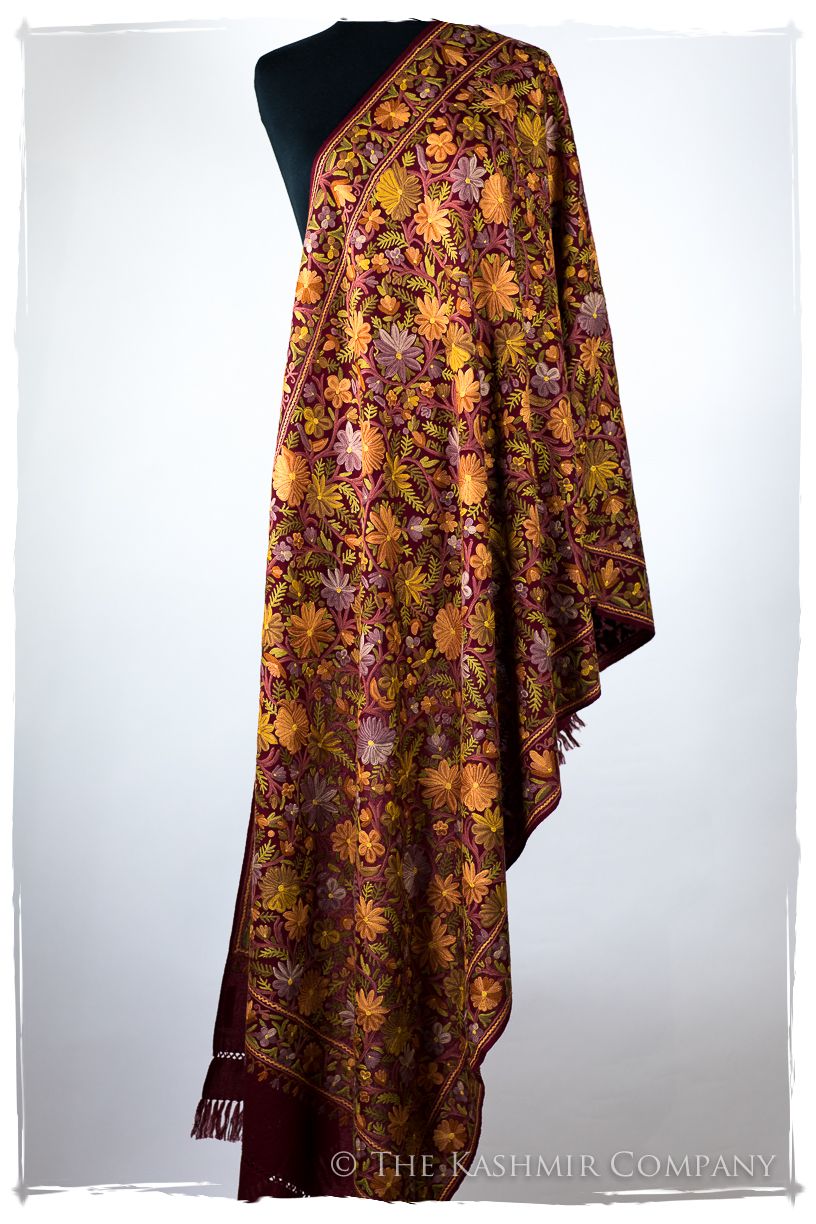 Jardin de Bordeaux Mélanie Cachemire Antiquaires Shawl