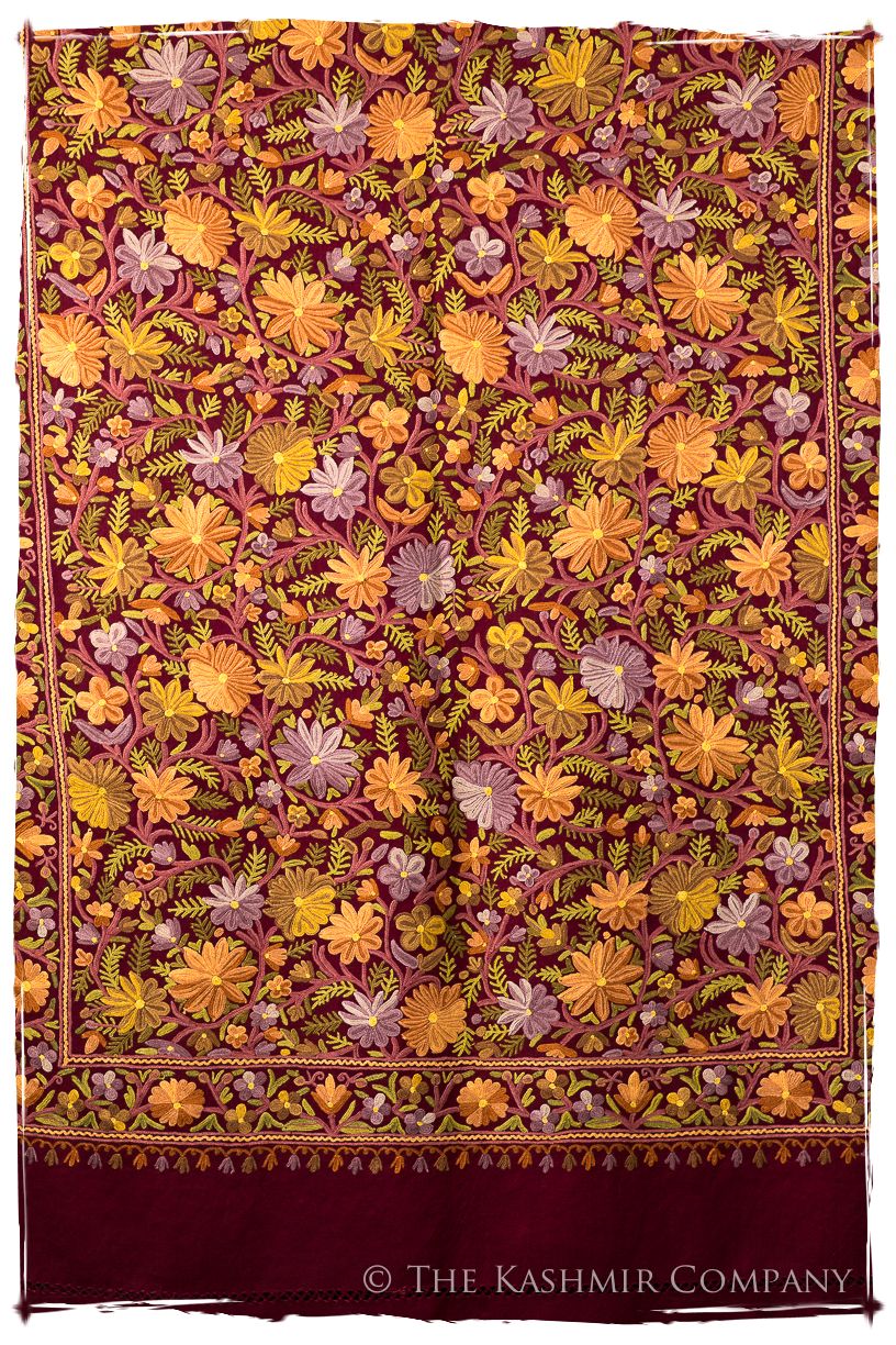 Jardin de Bordeaux Mélanie Cachemire Antiquaires Shawl