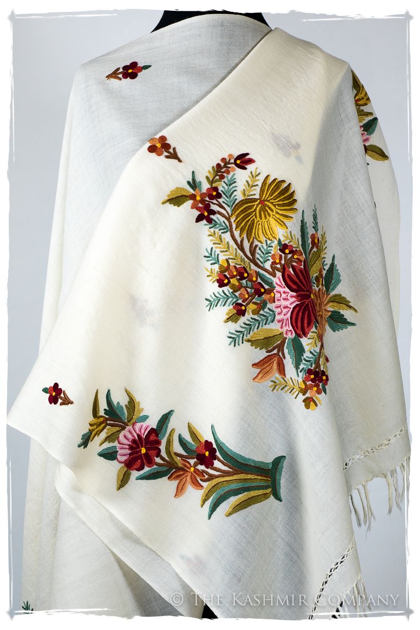 Bouquet de Eglantine Méditerranéen Provence Shawl