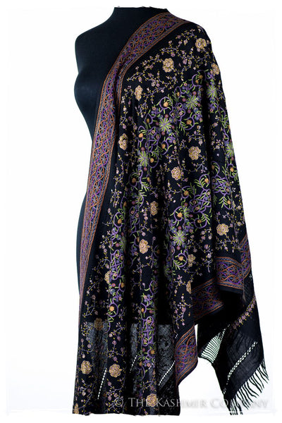 Trois Embroideries Soirée Palais Impérial Française Antiquaires Shawl