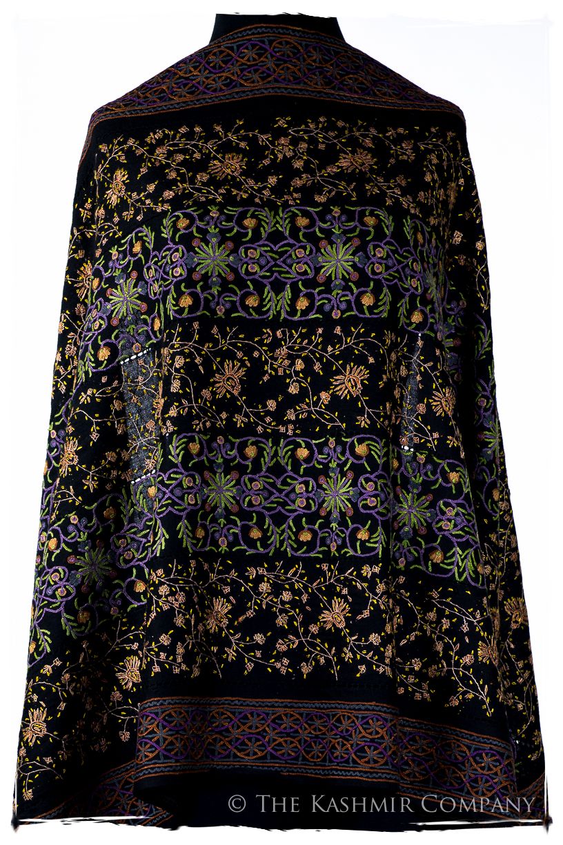Trois Embroideries Soirée Pierre Précieuse Française Antiquaires Shawl