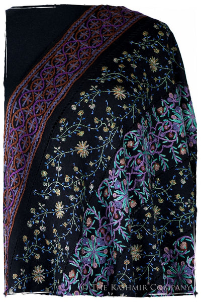 Trois Embroideries Soirée Saphir Bijou Française Antiquaires Shawl