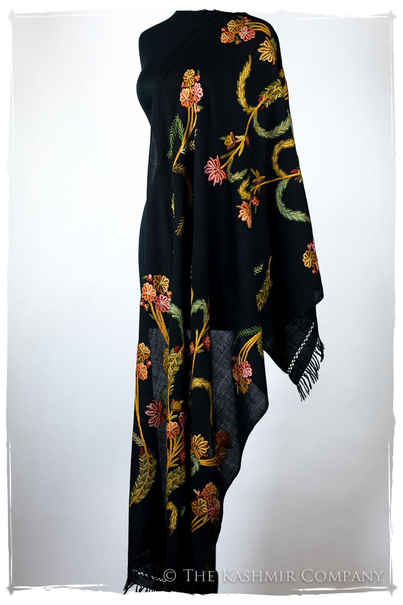 Française Bouquet de Adélaïde Provence Shawl