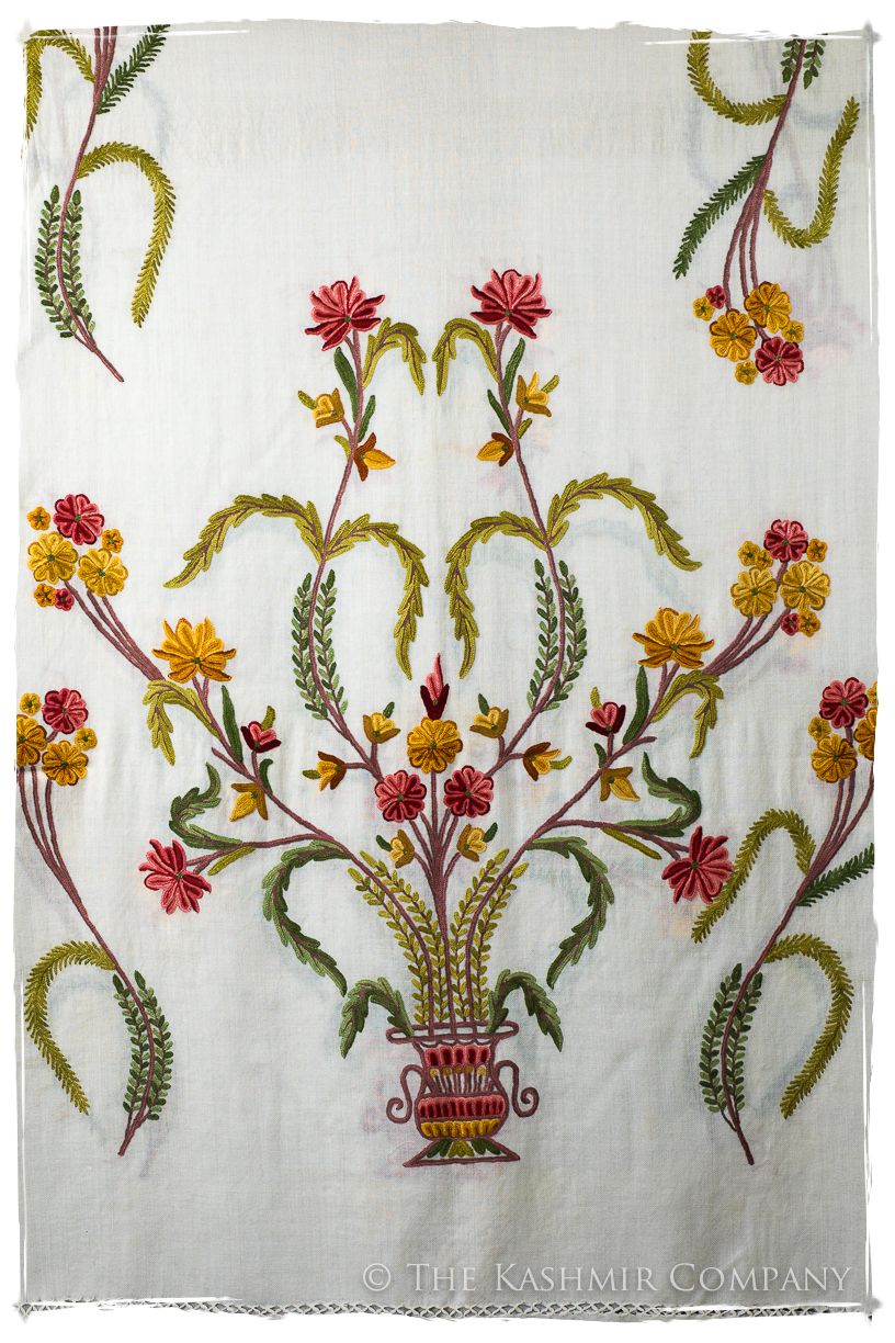 Française Bouquet de Léonie d'ivoire Provence Shawl