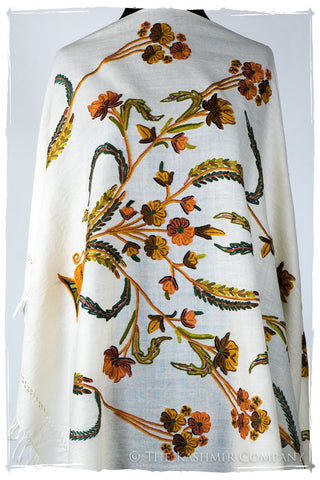 Française Bouquet de Rochelle d'ivoire Provence Shawl
