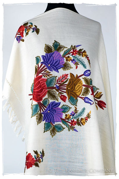 Française Bouquet de Roses Gabrielle Provence Shawl