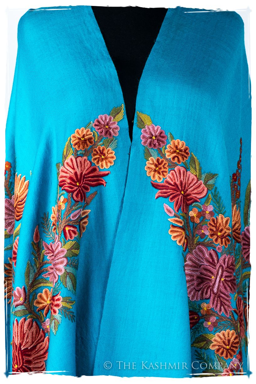 Française Bouquet de Roses Mélanie Provence Shawl