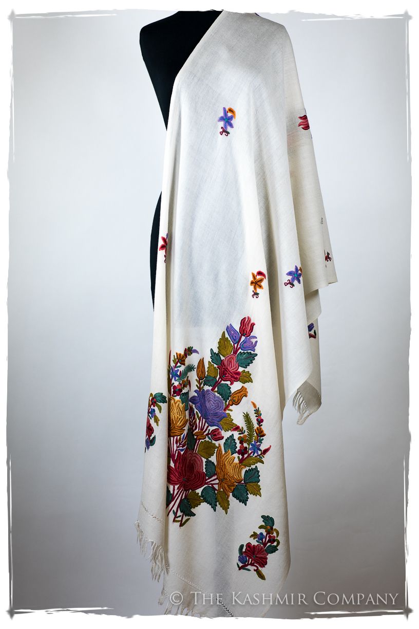 Française Bouquet de Roses Joséphine Provence Shawl