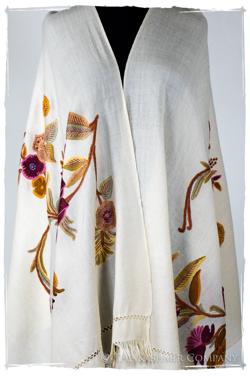 Beauté des Grandes Fleurs Clarette Provence Shawl