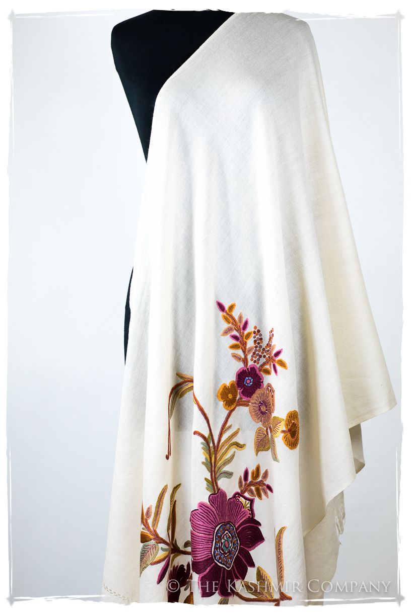 Beauté des Grandes Fleurs Clarette Provence Shawl