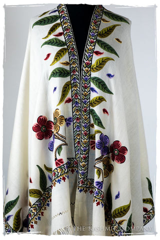 Dominiqué Frontière Belle Saison d'ivoire Shawl