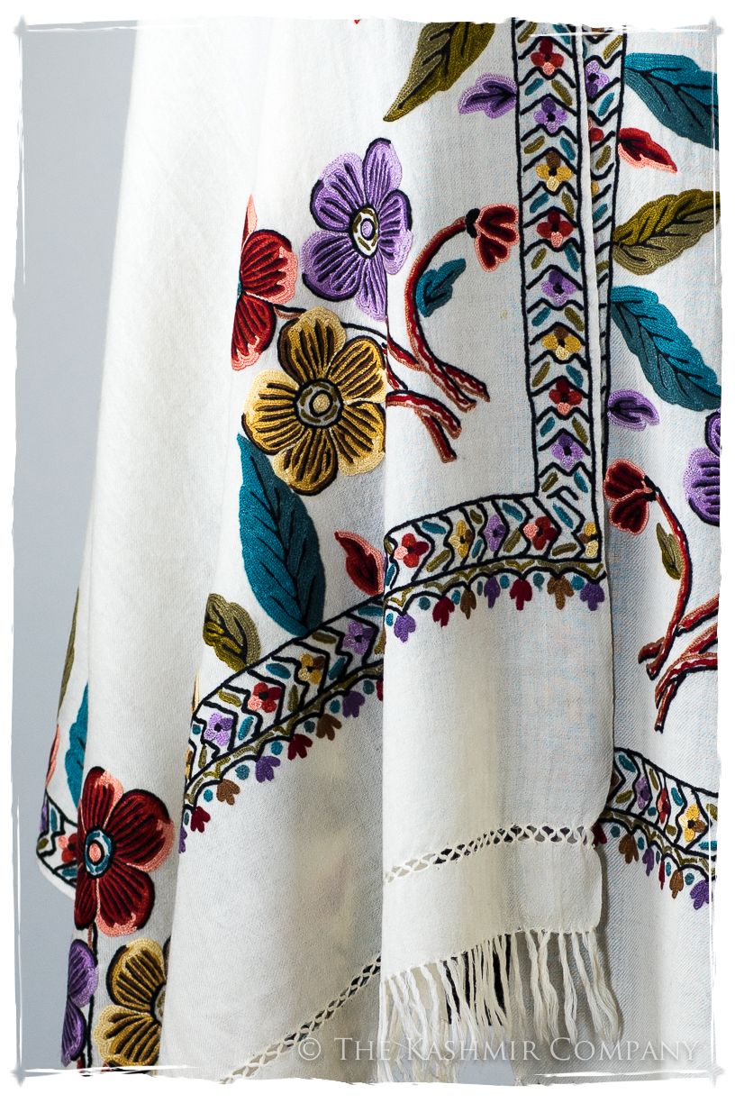 Édith Frontière Belle Saison d'ivoire Shawl