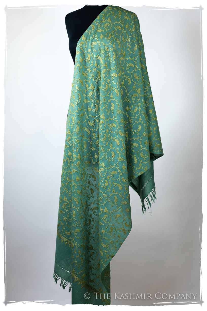 Française Euphraise Secret Garden Shawl