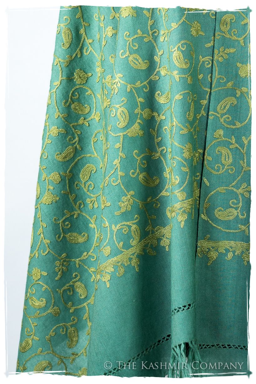 Française Euphraise Secret Garden Shawl