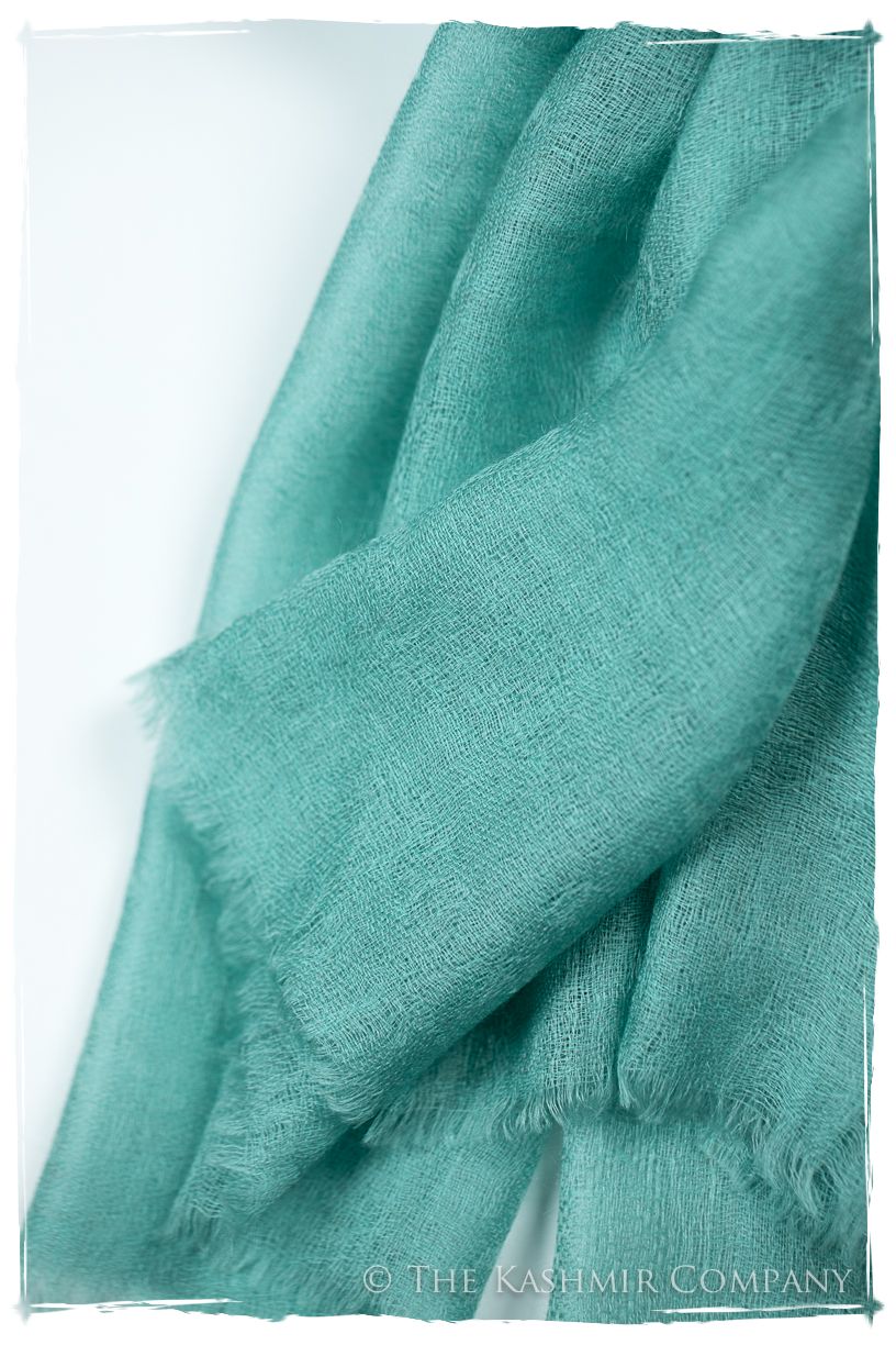 Jacquard Paisley Aquarius Cashmere Scarf